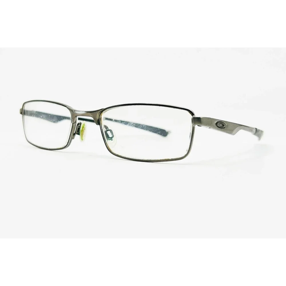 Oakley Socket 2.0 Eyeglasses Mens Brushed Chrome Black Fair 51-18-133